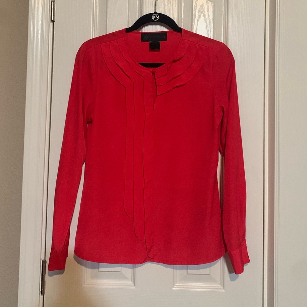Kardashian Kollection blouse red XS